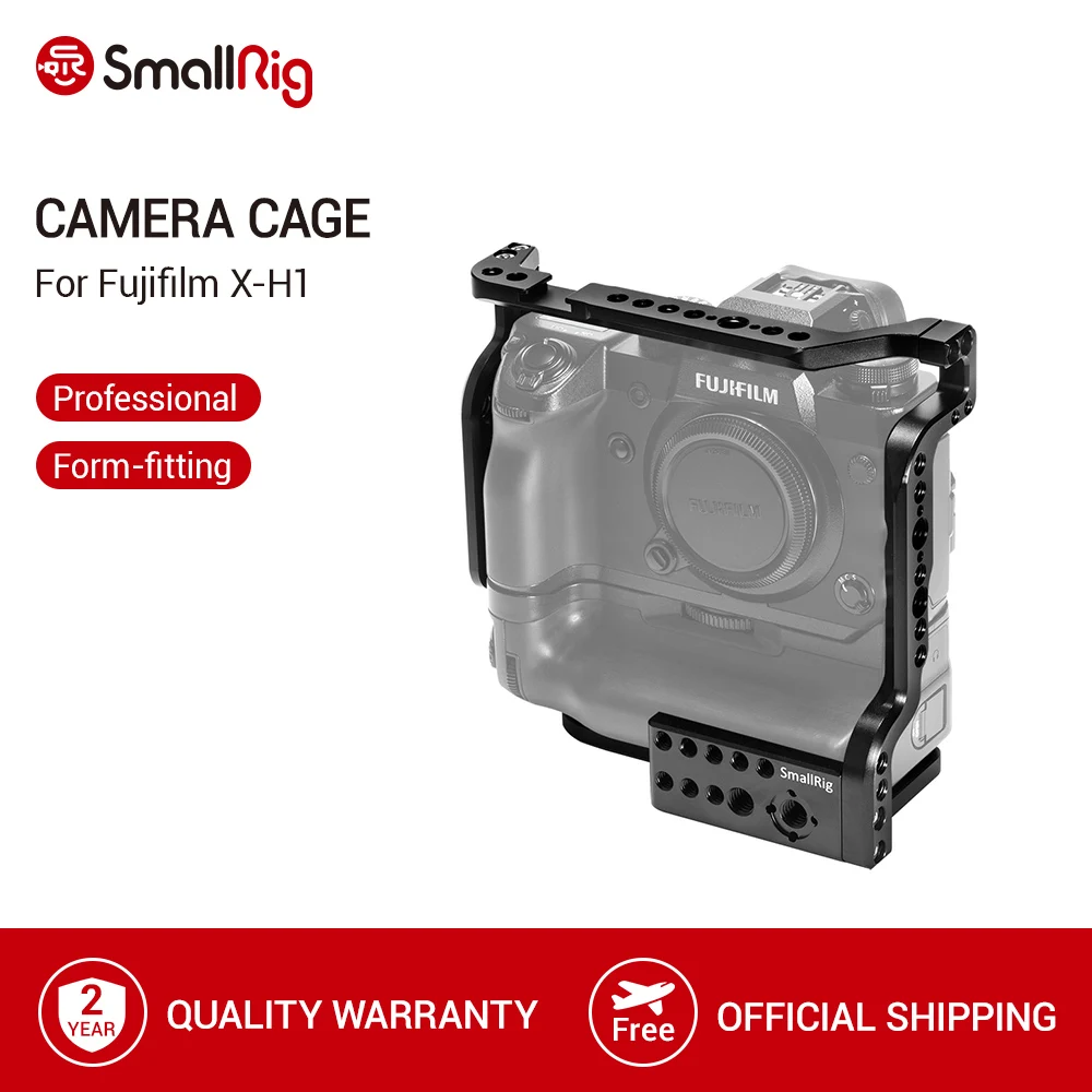 SmallRig клетка для камеры Fujifilm X H1 VPB XH1 с батарейным зажимом/встроенные рельсы NATO/Arri