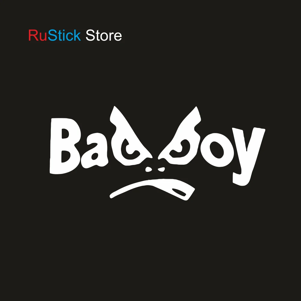 Наклейка на автомобиль Bad Boy Злой плохой парень морда для авто |