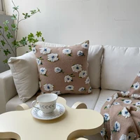 little daisy cushion cover 45x45 french vintage pillow case for sofa home decor pillow cover decorative pillowcase cushion cover