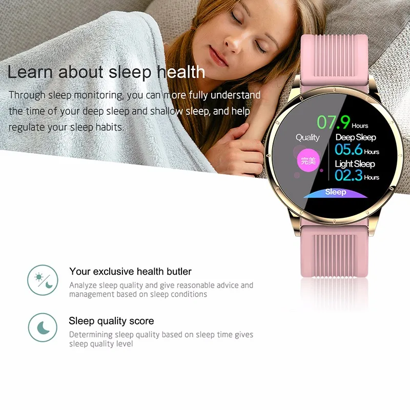 

Fitness Bracelet Wristband Smart Activity Tracker Heart Rate Monitor Pedometer Smart Bracelet with Blood Pressure Measurement