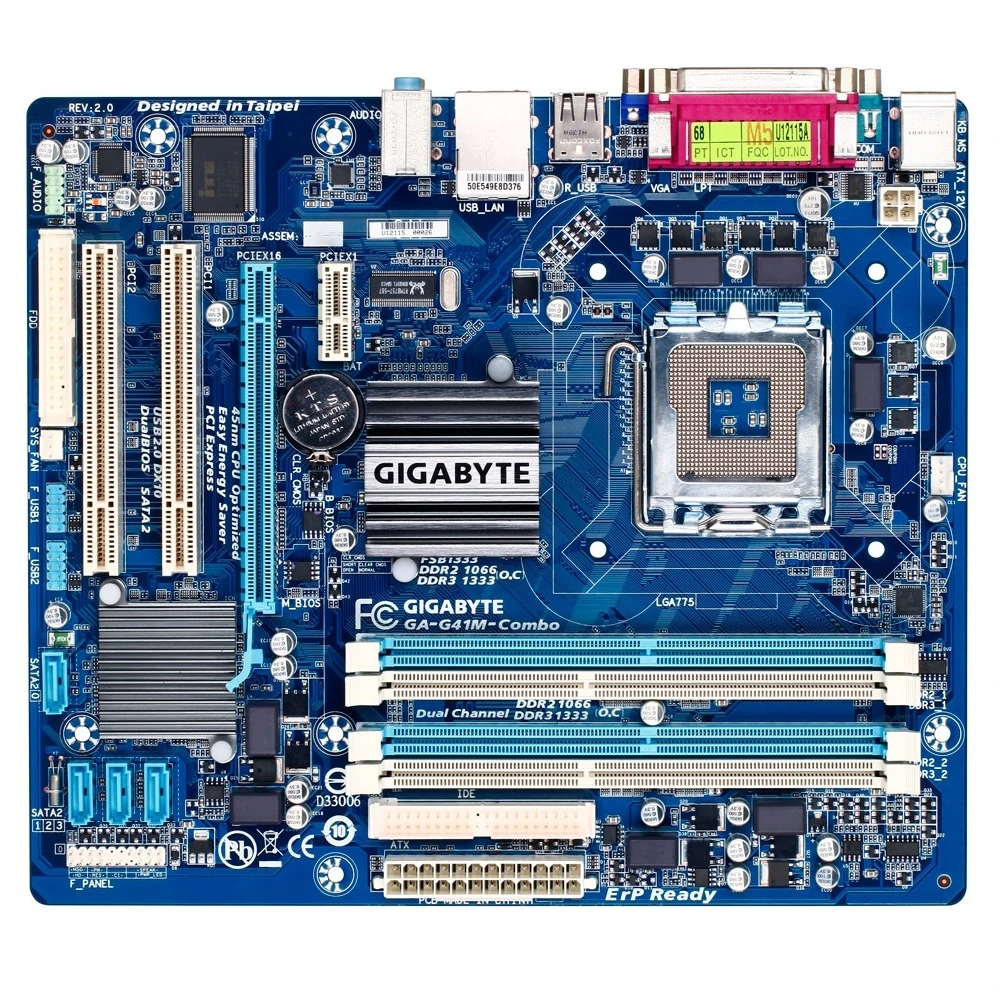Материнская плата Gigabyte GA G41M COMBO|Материнские платы| |