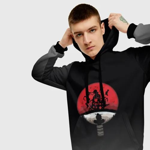 Мужская толстовка 3D Itachi Clan Uchiha|Мужские толстовки и свитшоты| |