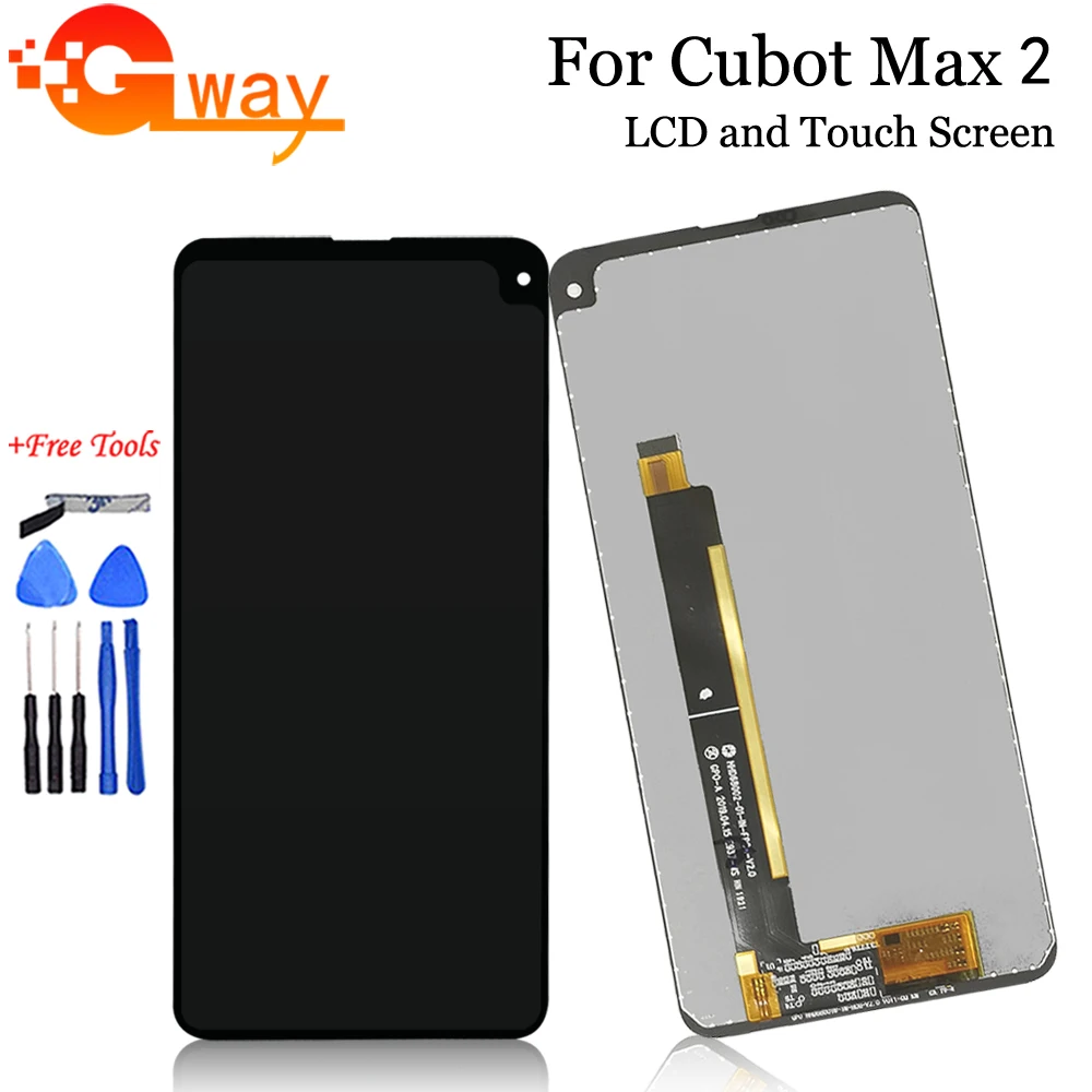 Черный 6 8 &quotЖК дисплей для Cubot Max 2 кодирующий преобразователь сенсорного экрана в