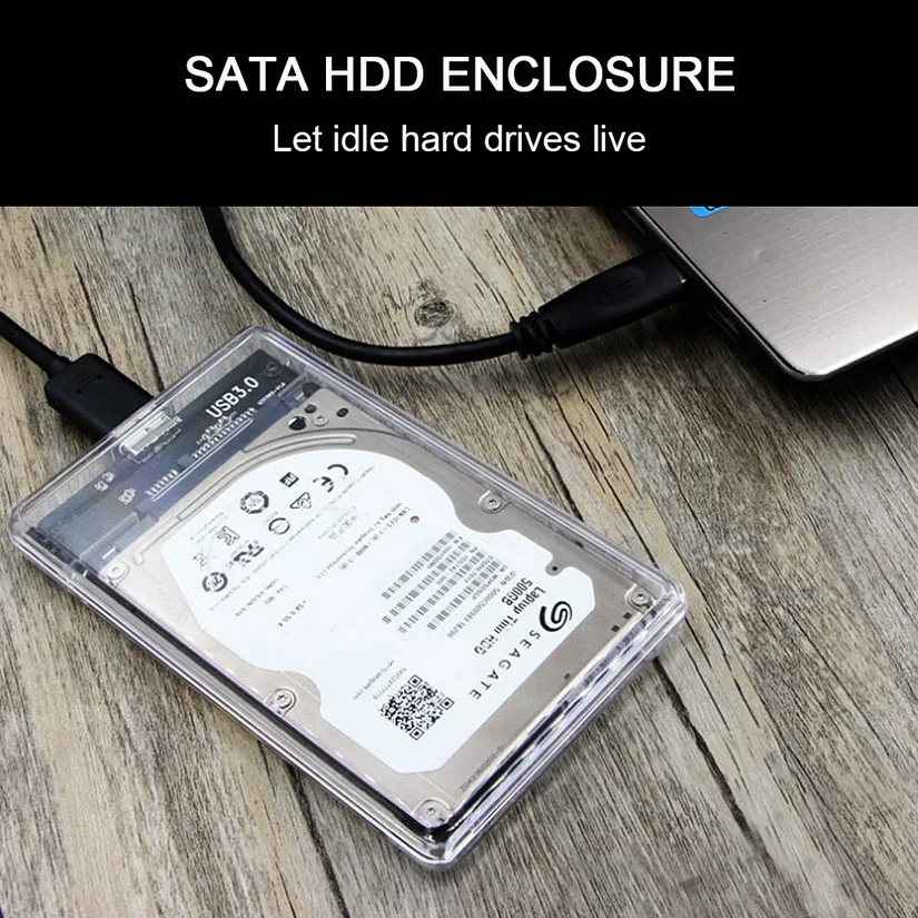 Прозрачный чехол kphrtek CHIPAL для жесткого диска 2 5 дюйма 1 шт. с Sata на USB 3 0 адаптер