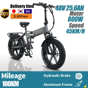 JINGHMA R7 Elektrische Fahrrad leistungsstarke 800W 48V 25,6 AH 20 Zoll Erwachsene männer bike 4,0 Fett Reifen falten Elektrische Fahrrad Mountainbike