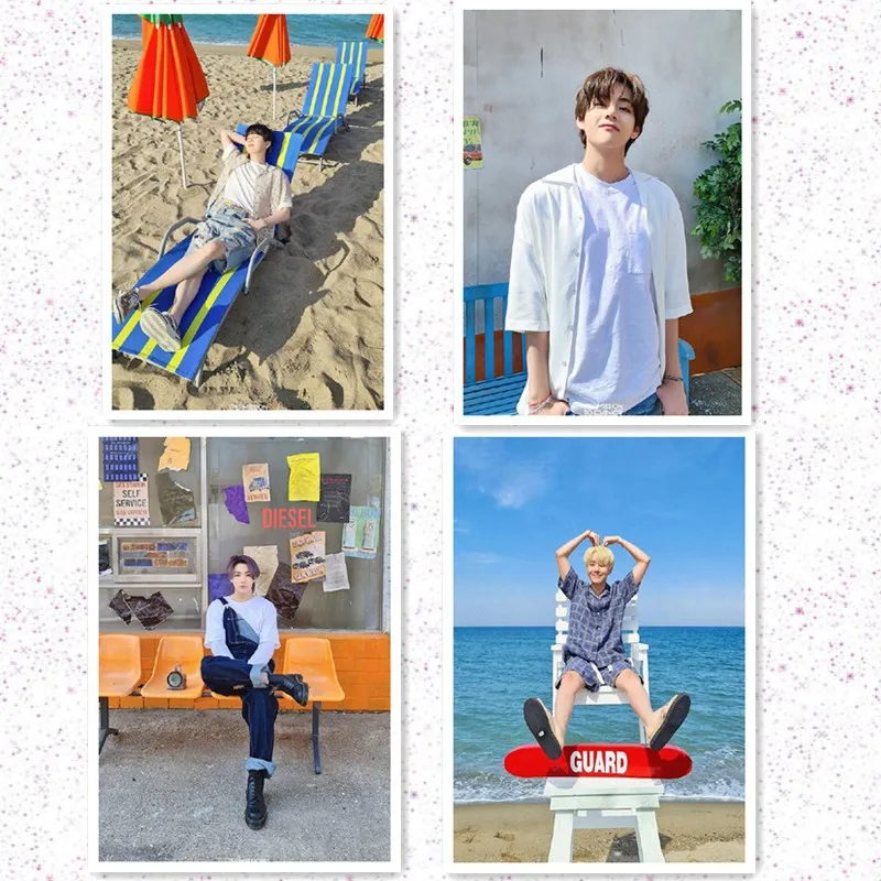 

KPOP 2PCS/SET Bangtan Boy Permission To Dance Wall Sticker Poster Sticker 21x30 cm JIMIN JIN SUGA J-HOPE Fans Collection a184