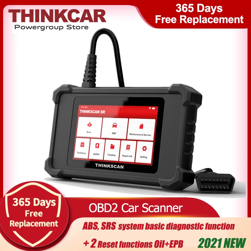 Диагностический сканер THINKCAR SR2 obd2 для автомобиля из АБС-пластика с функцией