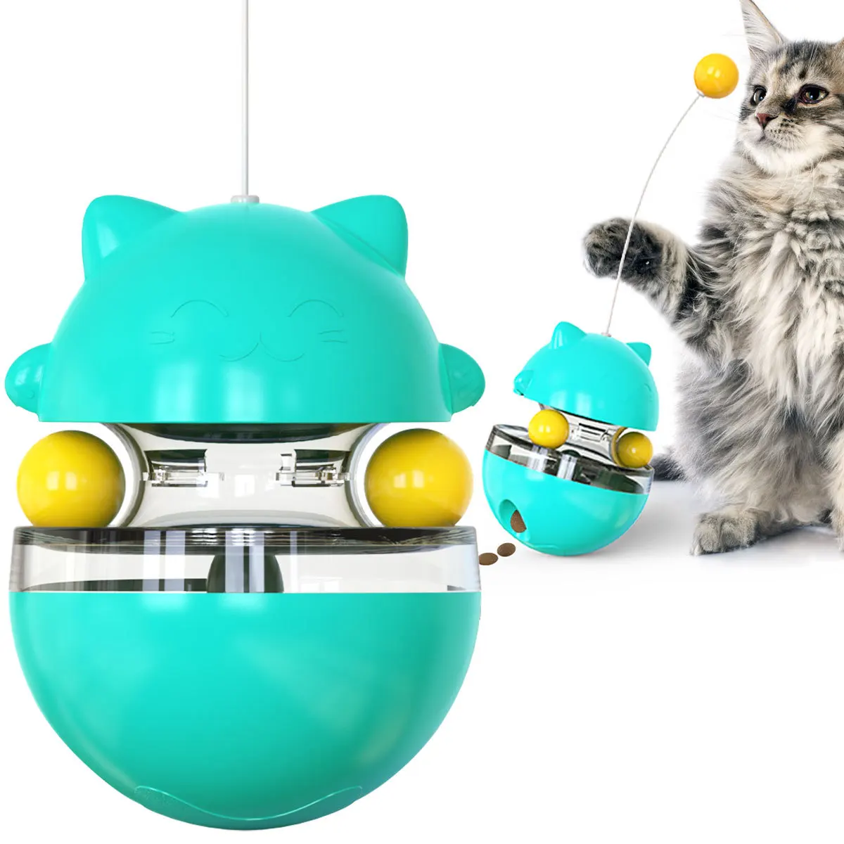 

funny pet supplies explosive funny cat toys tumbler cat professional fighting cat stick turntable 5 colors for cats