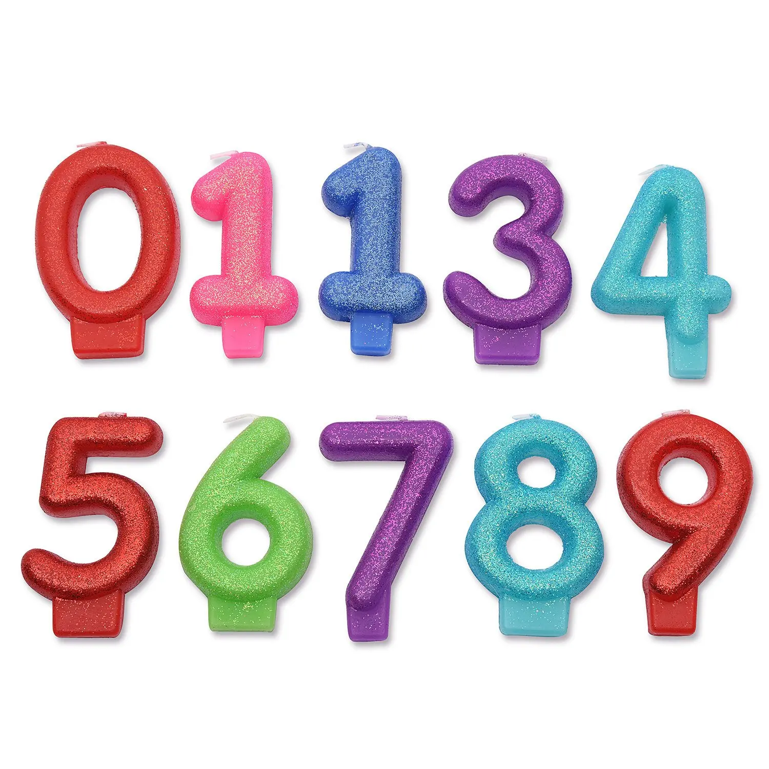 Свеча Веселая затея Цифра 1 блестящая 1502-2144 | Дом и сад