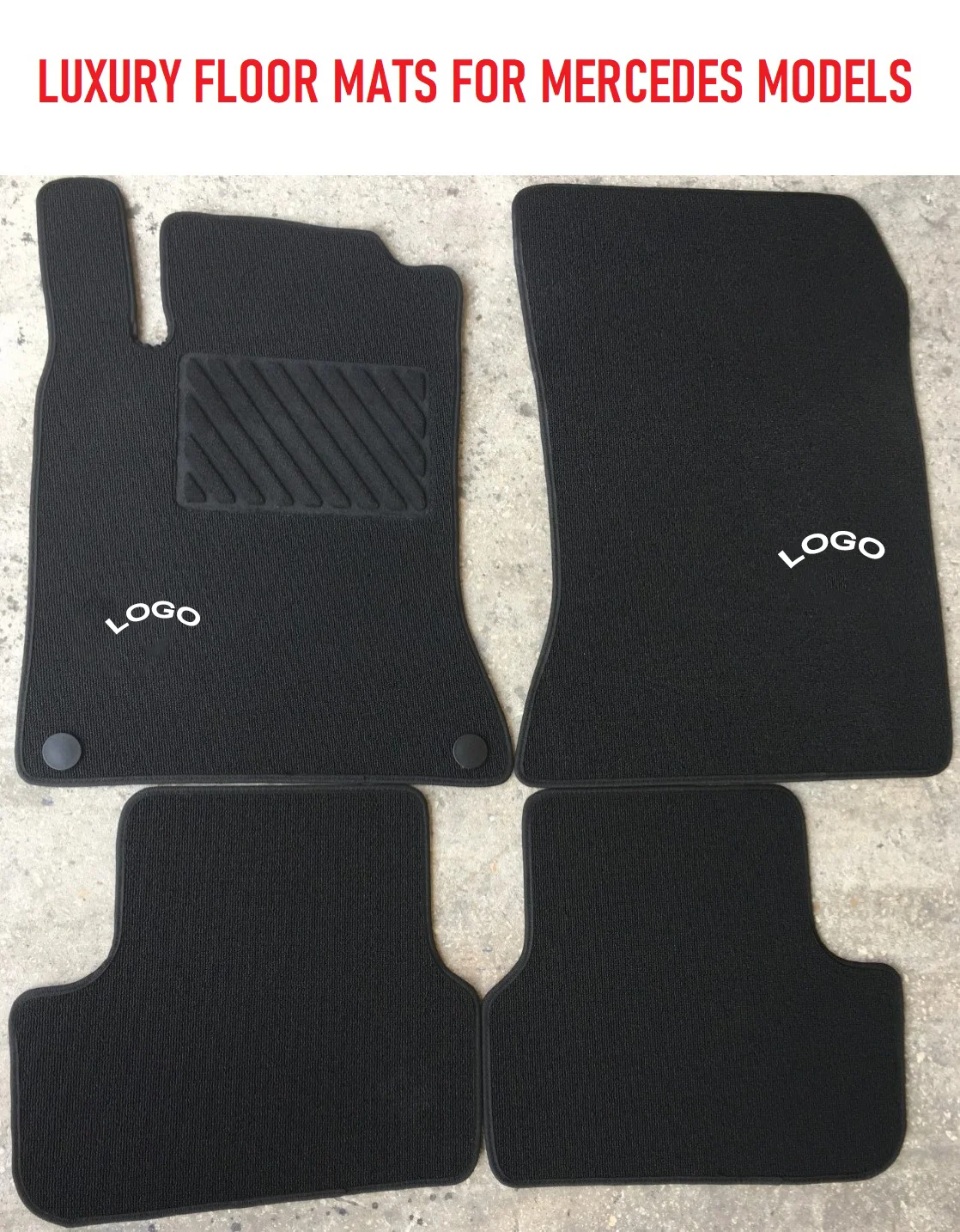 

4 шт., автомобильные коврики для Mercedes A,B,C,E,S,G,R серии X Class-актеры-Atego-Vito - E190 - W114 и W115