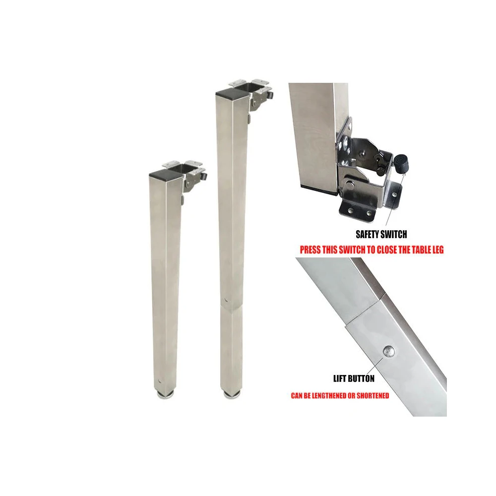 Складная телескопическая ножка для автомобиля регулируемая высота