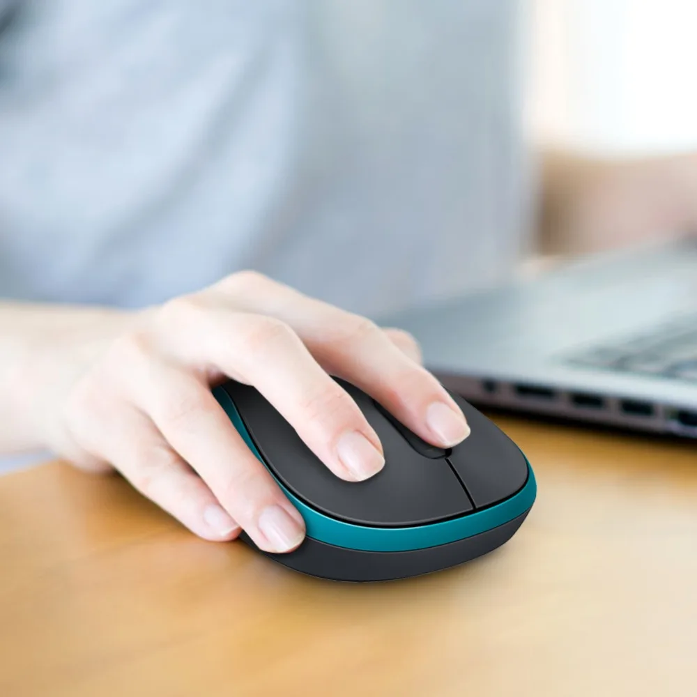 Мышь logitech M186 оптическая эргономичная 2,4 ГГц Беспроводная мышь USB 1000 dpi 2,4 ГГц Технология беспроводного подключения