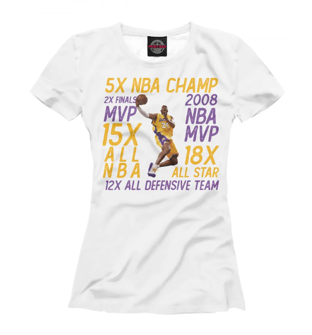 Женская футболка Kobe Bryant|Футболки| |