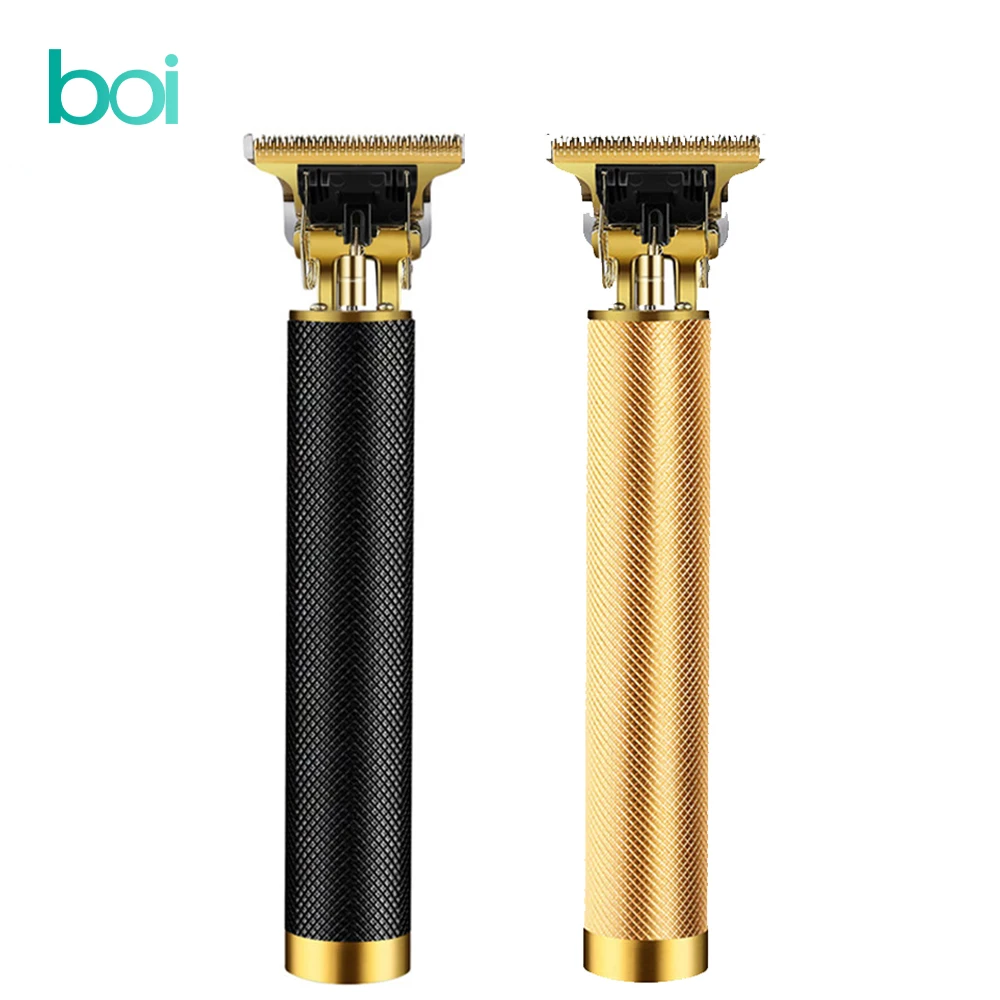 

[Boi] 0mm LCD Display Waterproof Electric Hair Trimmer For Men USB Rechargeable Strong Power HairCut Machine Barber Recommended