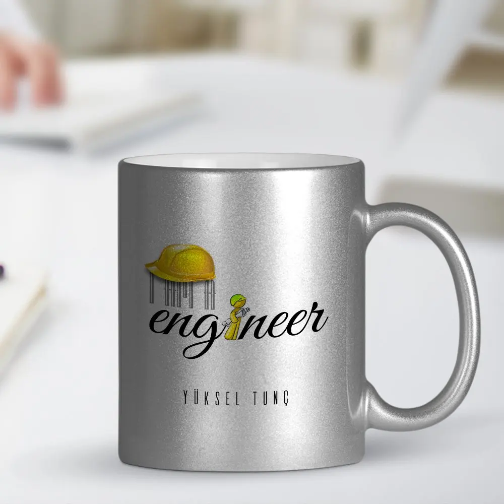 

Personalized Professional Engineer Silver Gilt Mug Cup-1