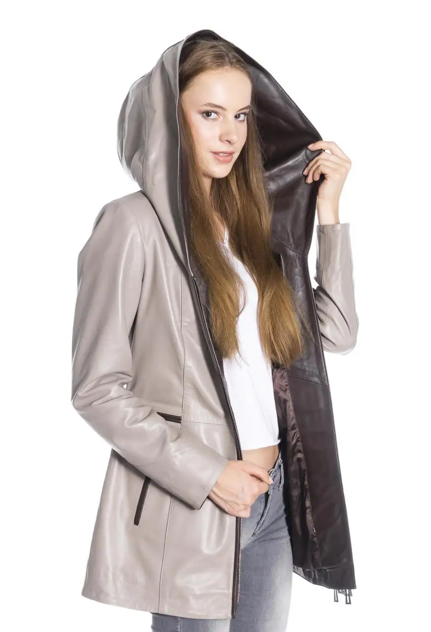 Women winter leather jacket winter Leather Jacket Genuine Real Leather Jacket leather Coat lambskin coat Female Parka Genuine