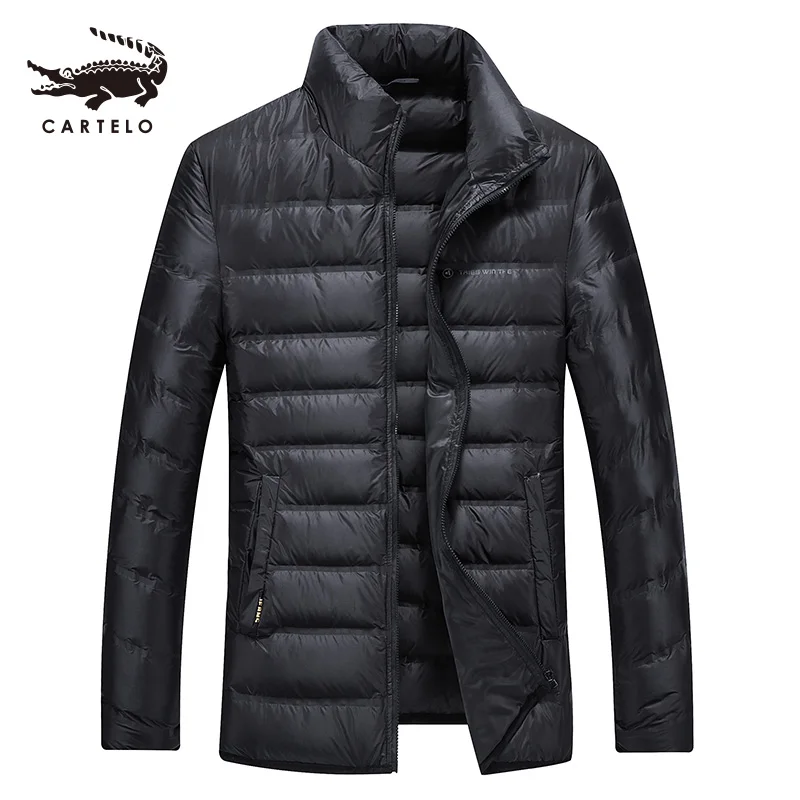 Men's White Duck Down Jacket Winter Liner Detachable Hooded Coat Selected Feather Clothing with Hat for Men 9811 New 2019 | Мужская