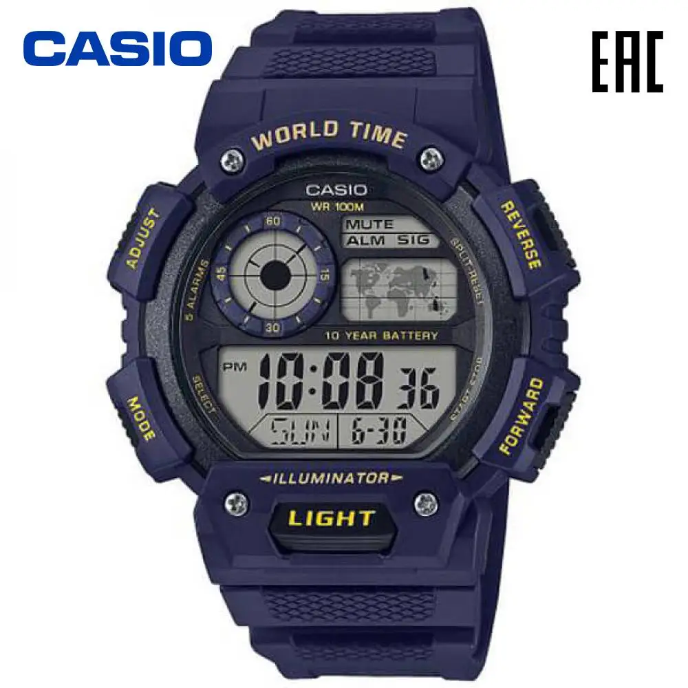 Наручные электронные мужские часы Casio AE-1400WH-2AVEF |