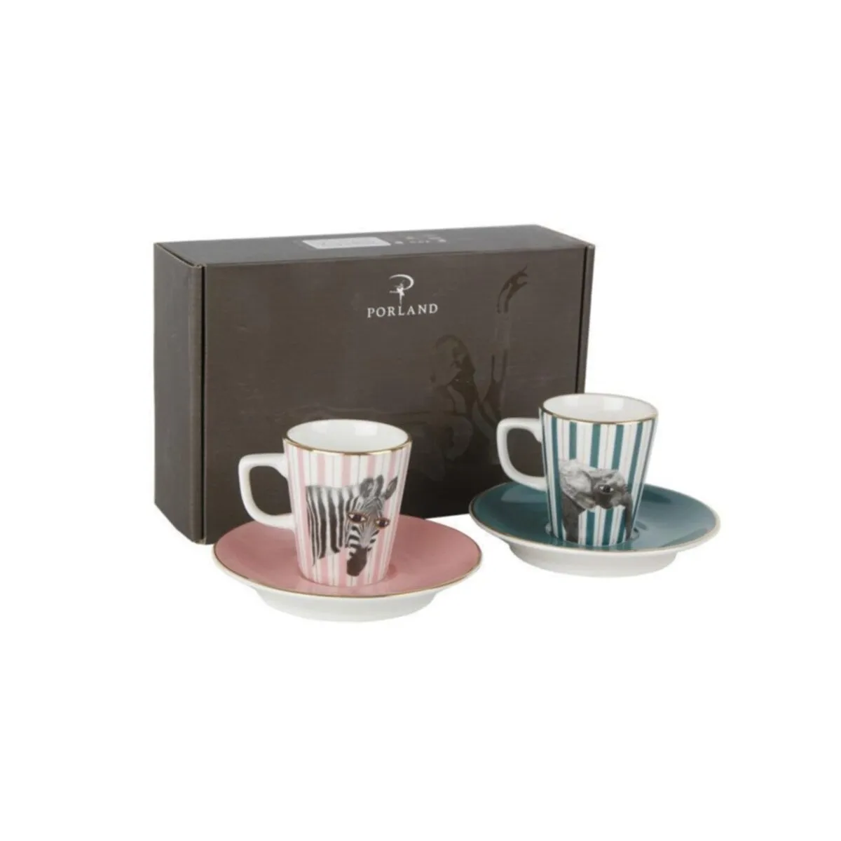 Набор фарфоровых кружек в виде диких животных креативные милые декоративные