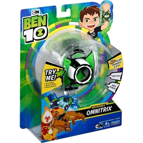 BEN 10 Omnitrix S3 76953 часы &quotBEN Ten&quot супер фантастические звук и светильник для