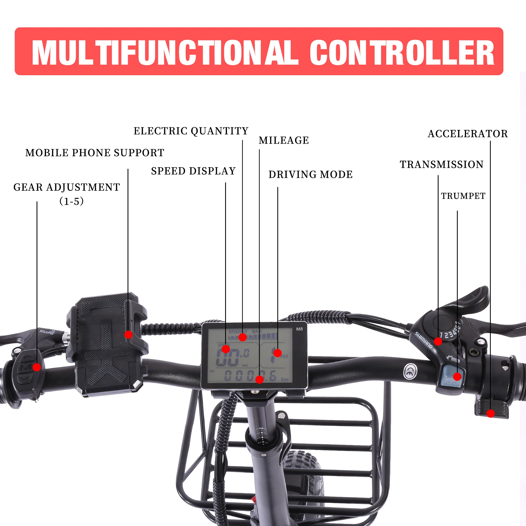 Verkauf Elektrische Bike 750W 48V 15AH Berg E Fahrrad Fett Reifen 7 Geschwindigkeit Ebike Erwachsene Mens 20 Zoll Aluminium Rahmen GW20
