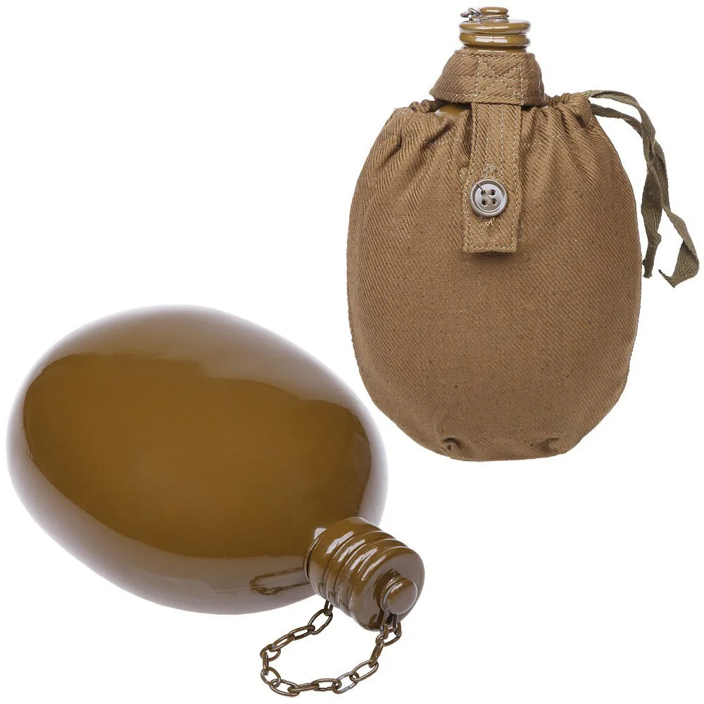 Military flask bowler USSR soldier officer with case Army | Дом и сад