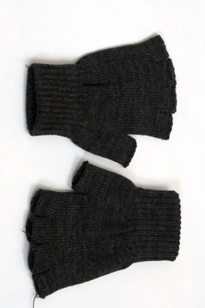 11291 с открытыми пальцами Антрацит перчатки свитера|Перчатки для мальчиков| |