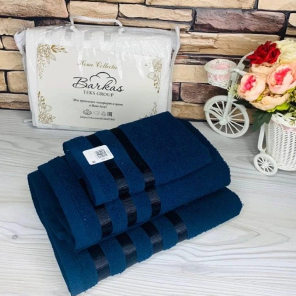 Set of towels 3 PCs. Bath towel kitchen terry set cotton 100% Towel Large bath Kitchen Terry Microfiber for microfiber | Дом и сад