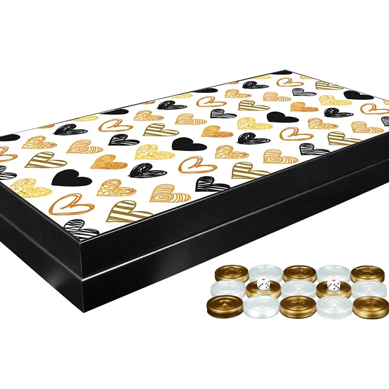 Classic Romantic Board Game Luxury Backgammon Set