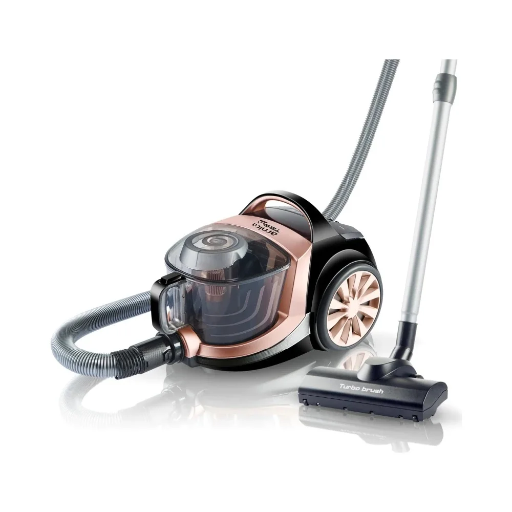Tesla Bagless Cyclonic Dry Vacuum Cleaner 750 Watt Strong Suction Cyclone Dust Collector with HEPA Filter Sweeper | Бытовая техника