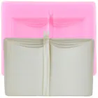 3D школьная книжка, силиконовая форма для детской вечерние, форма для кексов, для выпечки, конфет, глины, шоколада