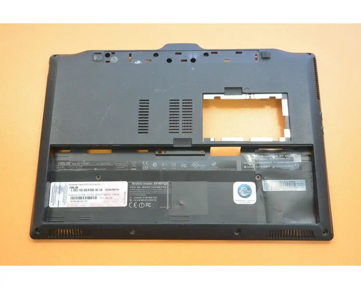 ASUS Eee PC T101MT Поддон нижняя часть корпуса ноутбука Case 13NA 1QA0801 13GOA1Q2AP040|Комплектующие