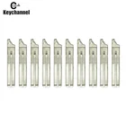 10 шт.лот 113 # KEYDIY Универсальные пульты дистанционного управления флип-лезвие для KD дистанционного TOY40 Toy48FH IX35 Verna для 2016 - 2018 Toyota флип-ключ лезвие