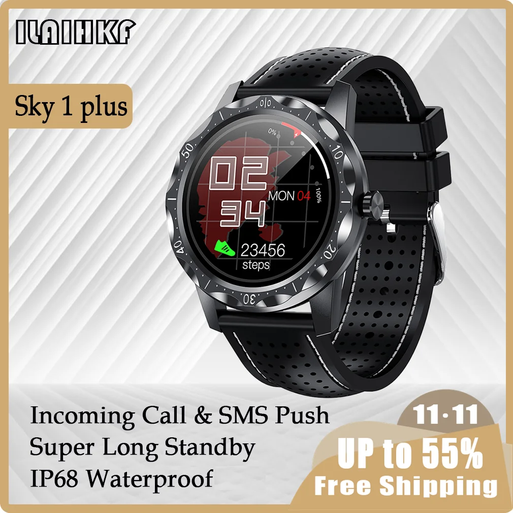 

Xiaomi Smart Watch Men 2021 Fitness Watches Women Alarm Clock IP68 Waterproof IWO 13 Sport Tracker Bracelec PK Huawei GT2 Pro