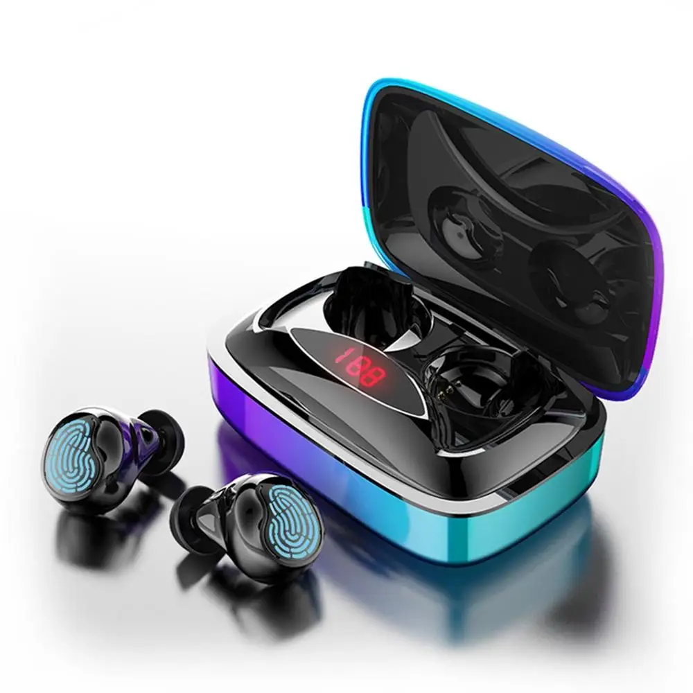 

X29 TWS Bluetooth 5.0 Earphones Portable Touch Control Wireless Earphone 6D Stereo Bass Sports Earbuds With Charging box