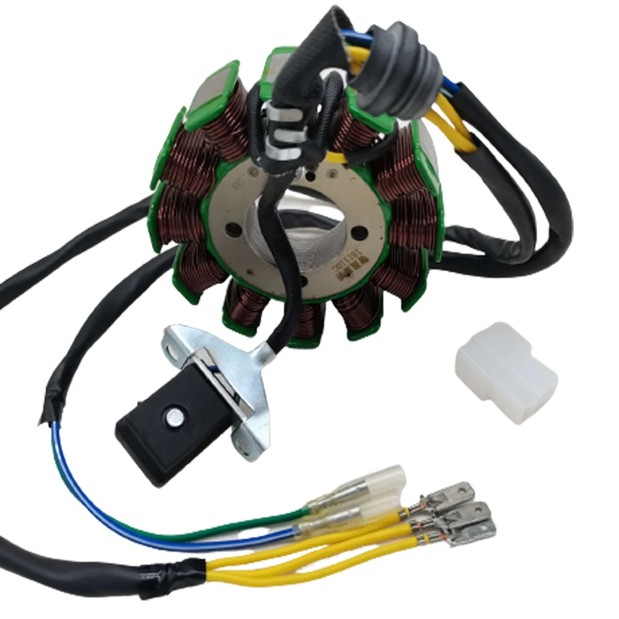 

B296 Tricycle 12 Coils Poles Ignition Stator Magneto Rotor For CG125 200W 250W Moped Scooter ATV Quad Go Kart