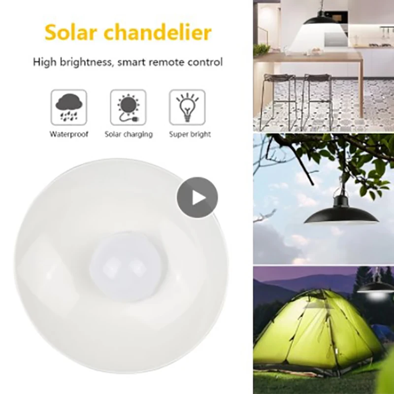 Подвесной светильник на солнечной батарее с двойной головкой|Светодиодные