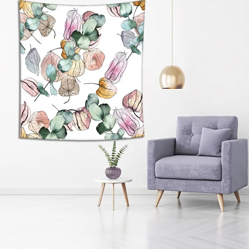 Гобелен Physalis накидка гусиная ягода ветви растений с фруктами и листьями