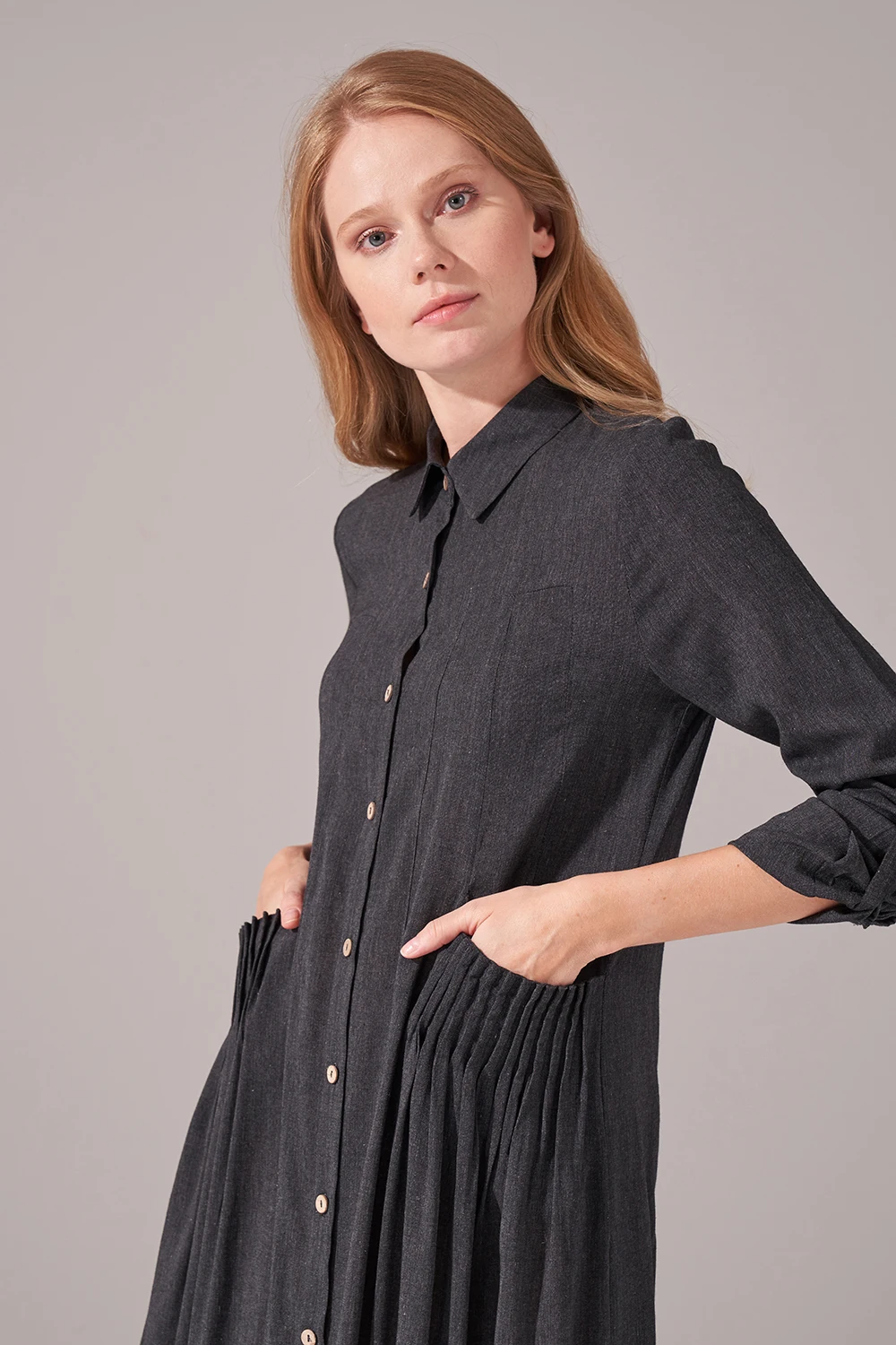 

Ribbed Stitched Dress