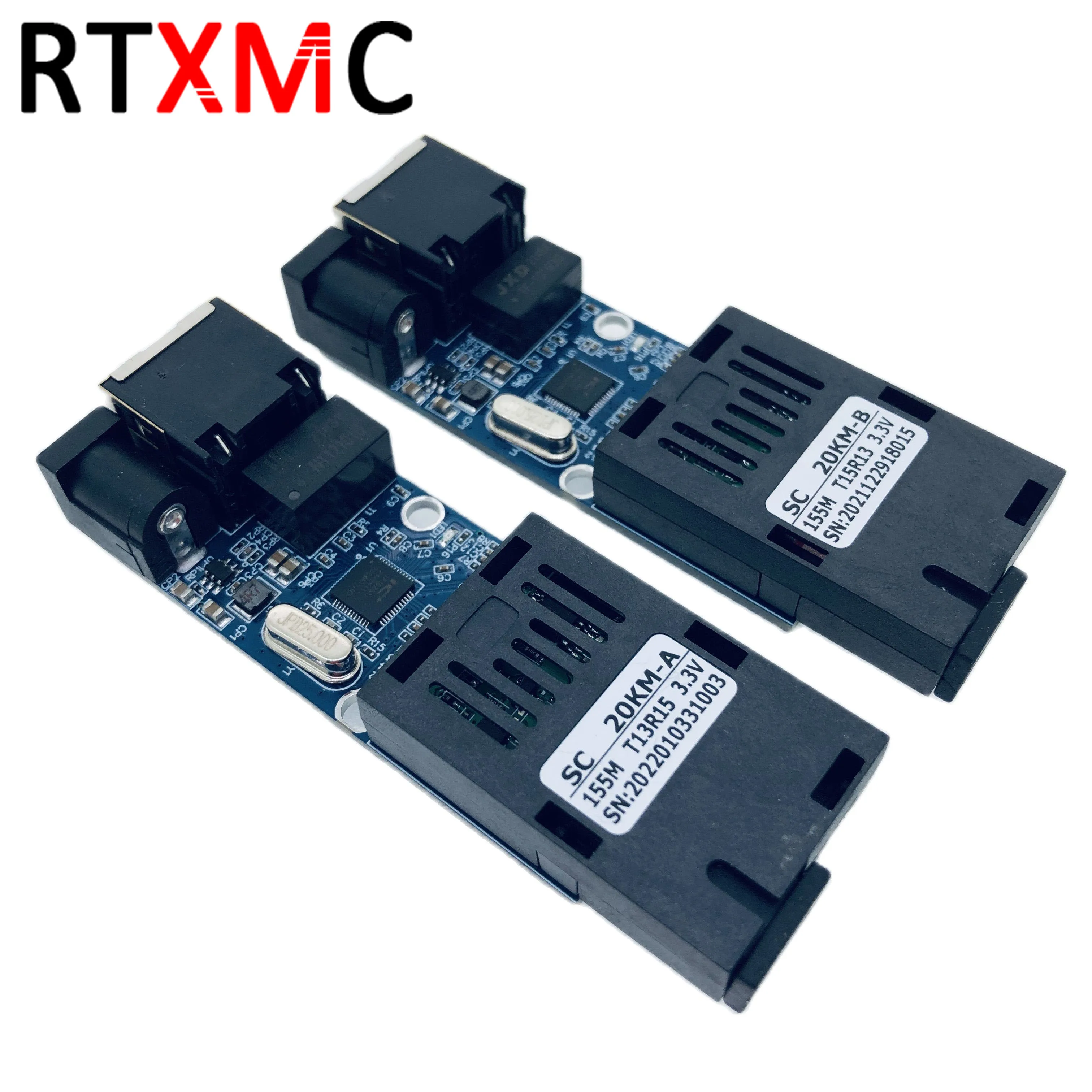 10 пар PCBA MINI Размер 10/100 Мбит/с плата 1F1E Ethernet трансивер 1SC 1RJ4 5 портов волоконный