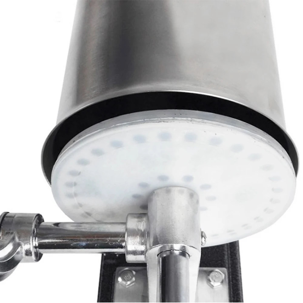 Колбасный шприц KAMILLE 3 кг горизонтальный из нержавеющей стали пластиковые