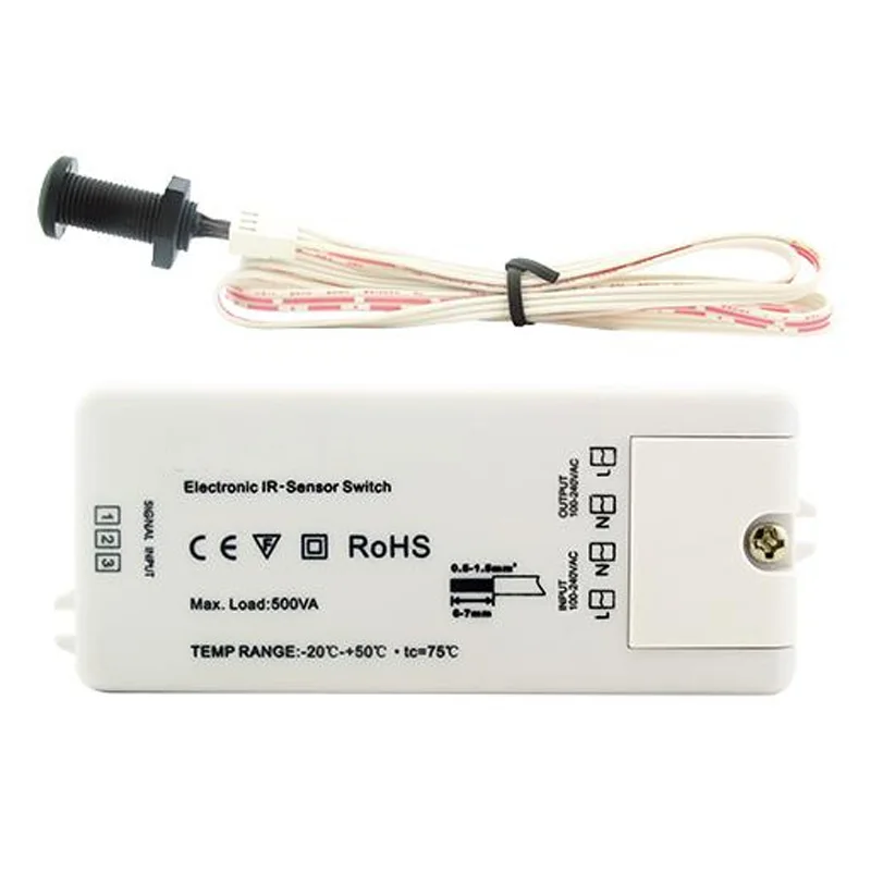 ИК-датчик SR-8001a Silver (220v, 500w, ir-sensor) (Arlight, -). Sr2-hand (220v, 500w, ir-sensor). Выключатель бесконтактный динамический 100-240v. Сенсорный выключатель SR-2004b.