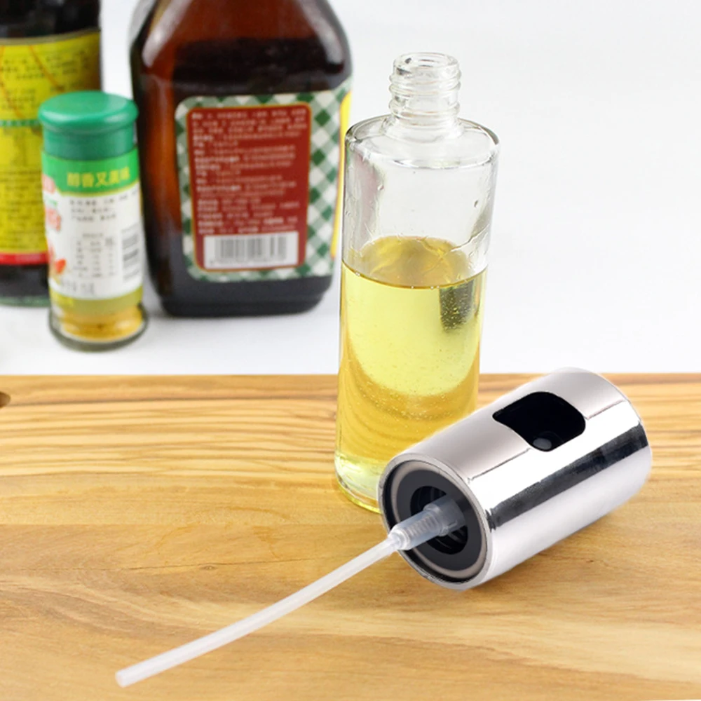 Кухонный распылитель оливкового масла из нержавеющей стали бутылка с насосом