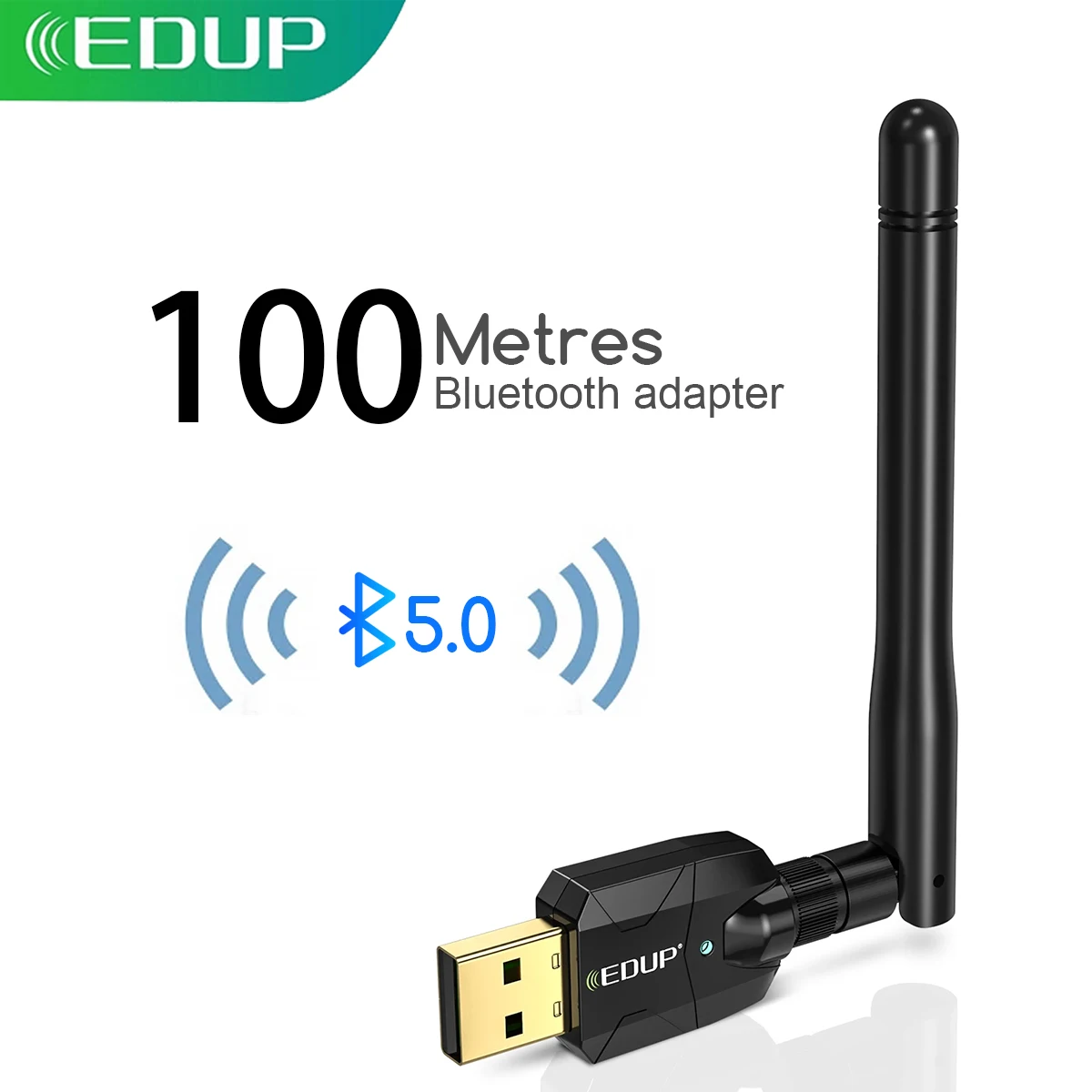 EDUP Bluetooth 5.0/4.1 USB Wireless Dongle Portable Connector Audio Music Receiver Transmitter For Computer | Компьютеры и офис