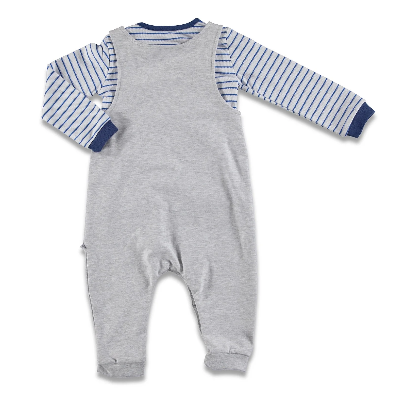 Ebebek BabyZ/детский полосатый комбинезон с вышивкой комплект из 2 предметов