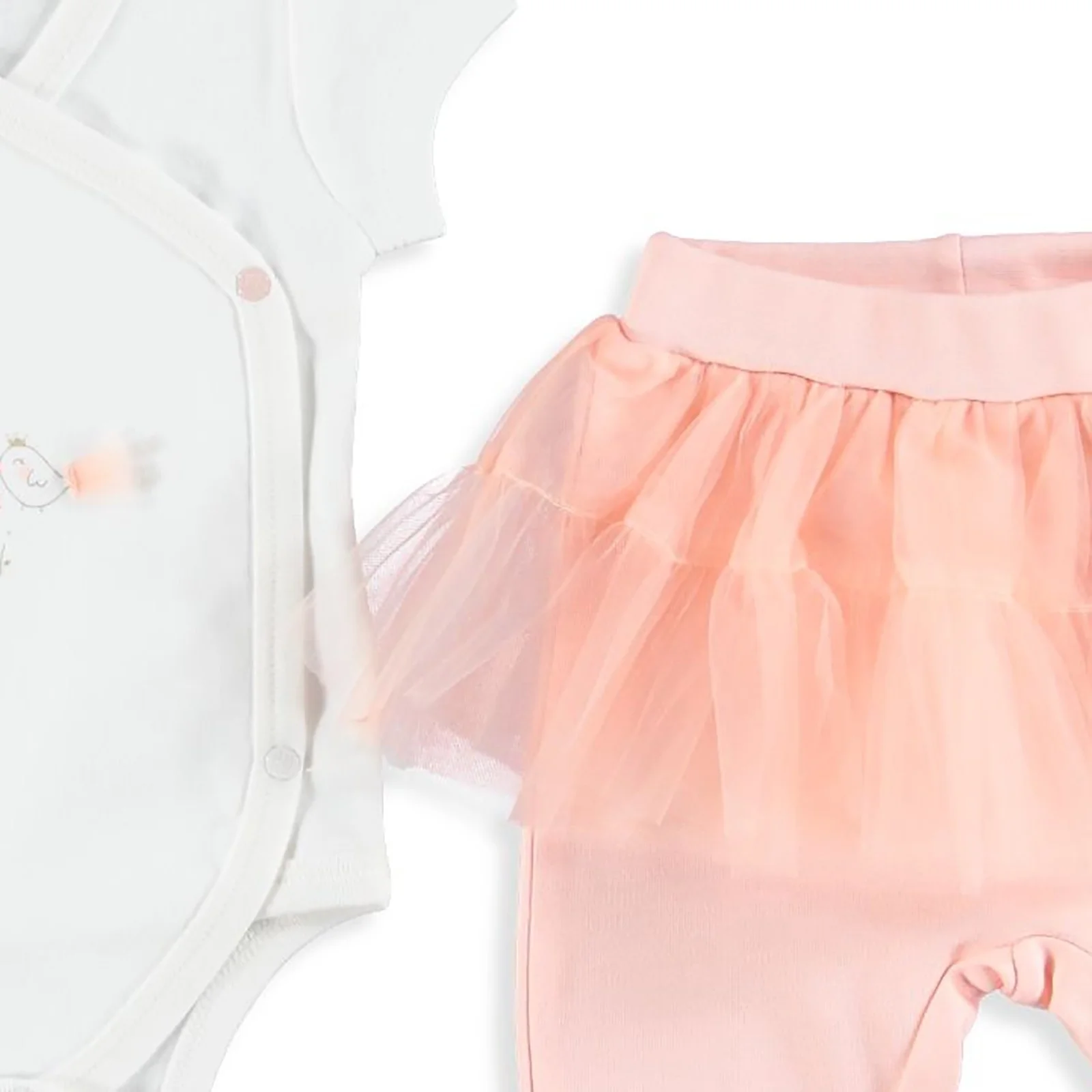 Ebebek HelloBaby/Боди для маленьких девочек с изображением птиц комплект со штанами| |