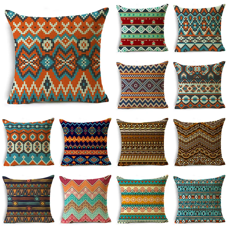 

Best Selling Homestay Decoration National Style Series Pillowcase 40*40cm/45*45cm/50*50cm