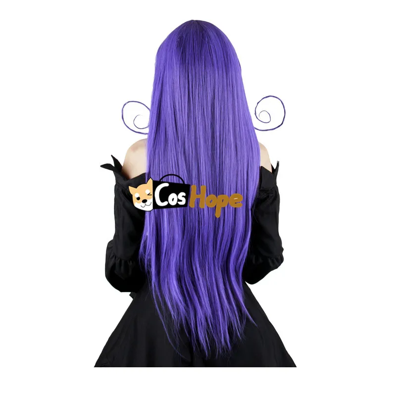 Женский фиолетовый парик для косплея Блэйр Soul Eater длинные прямые термостойкие