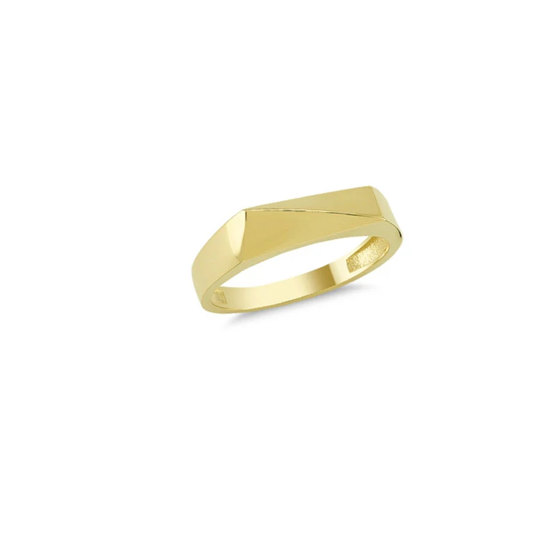 

Женское эксклюзивное кольцо из твердого золота 14 к