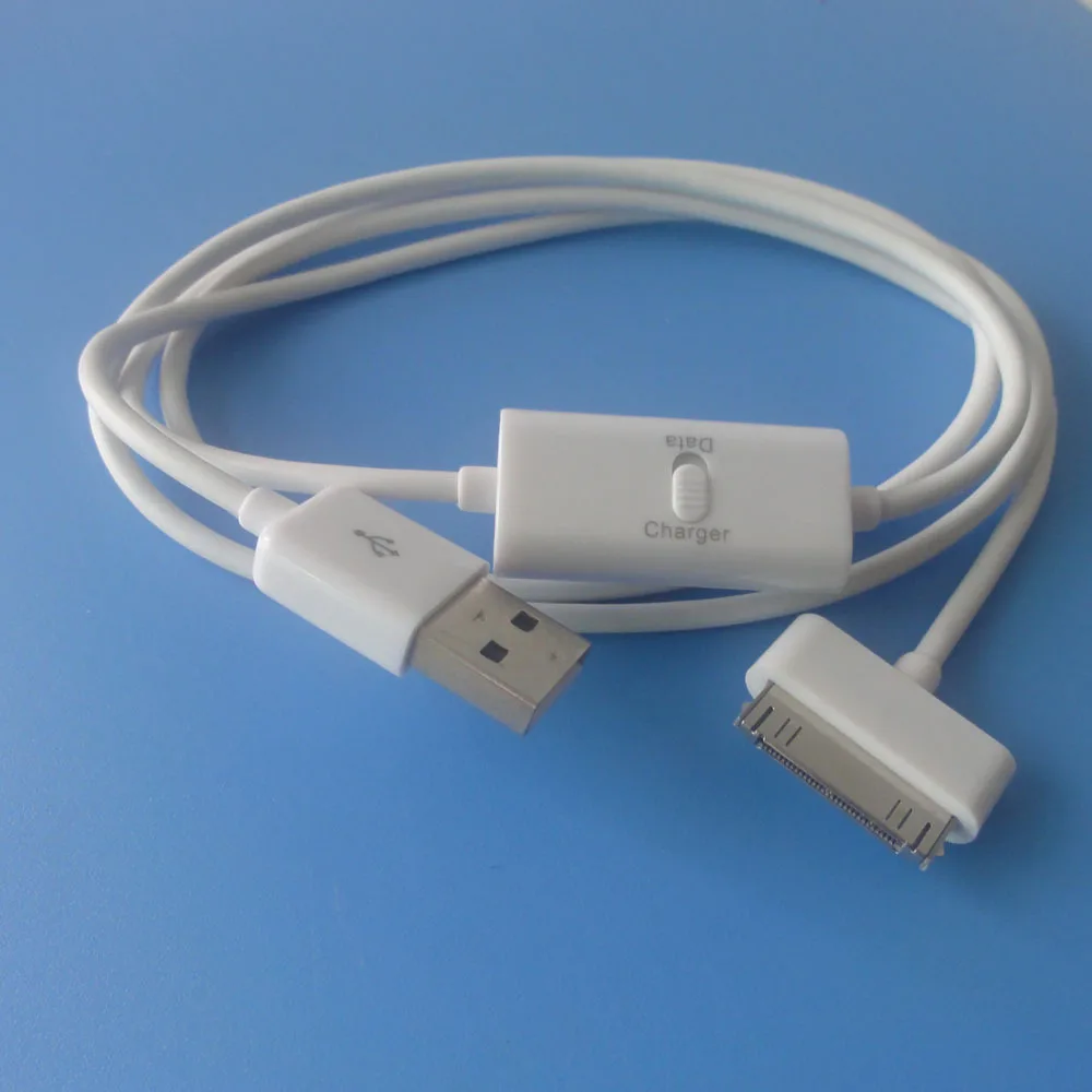 Cable de datos USB para móvil, Cargador de 30 pines para iPhone...